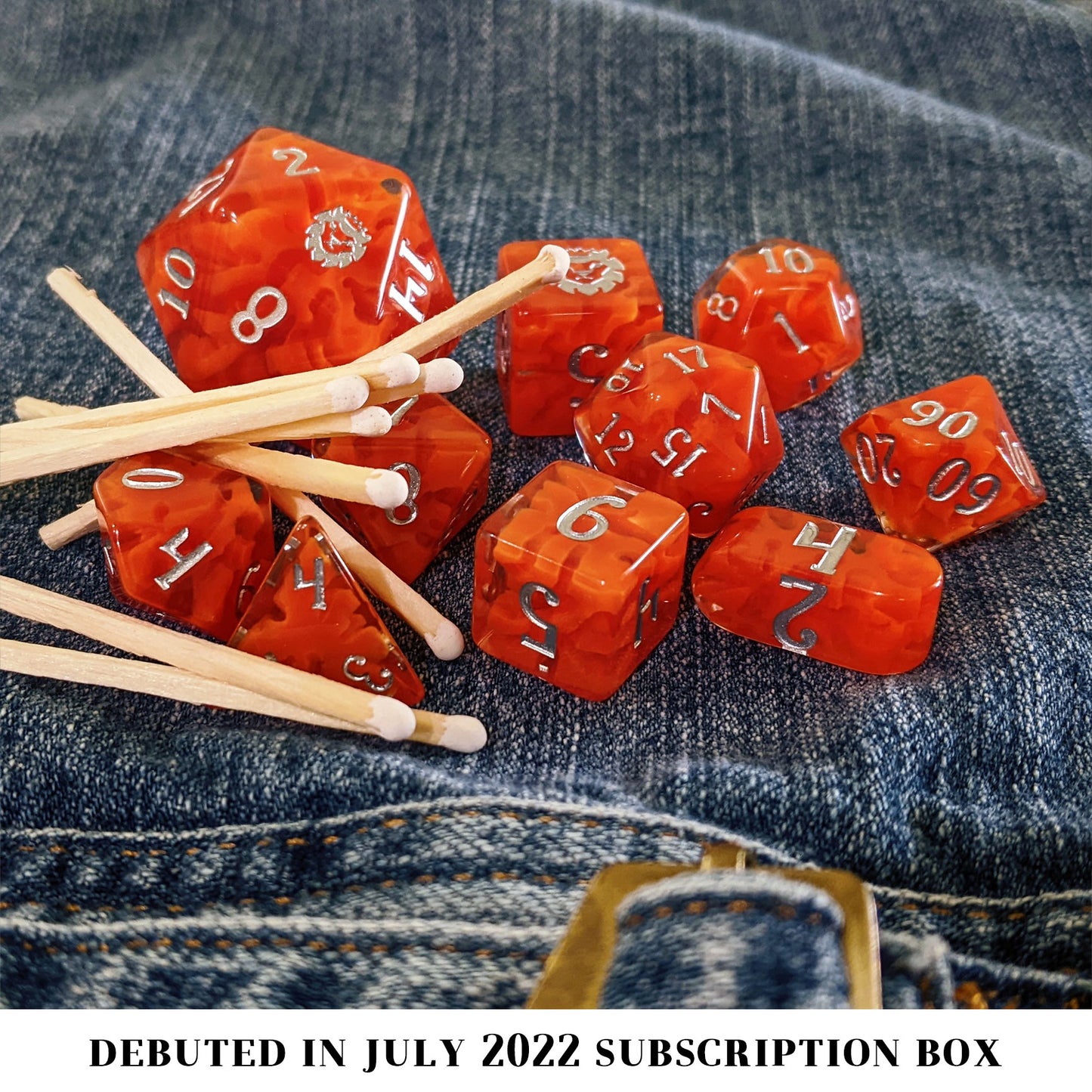 10-Piece Monthly Dice Subscription Box