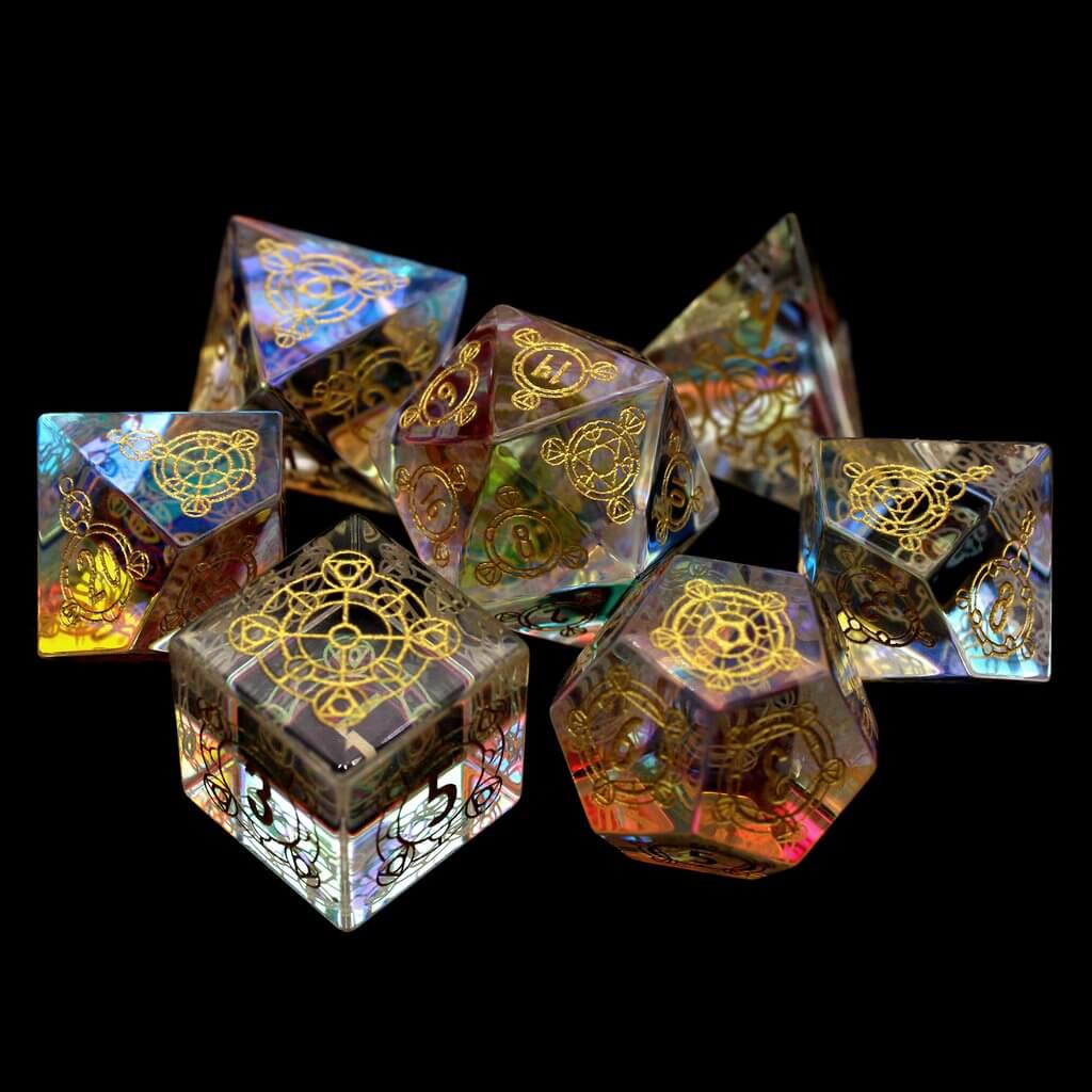Bifrosting Dice used to play tabletop games