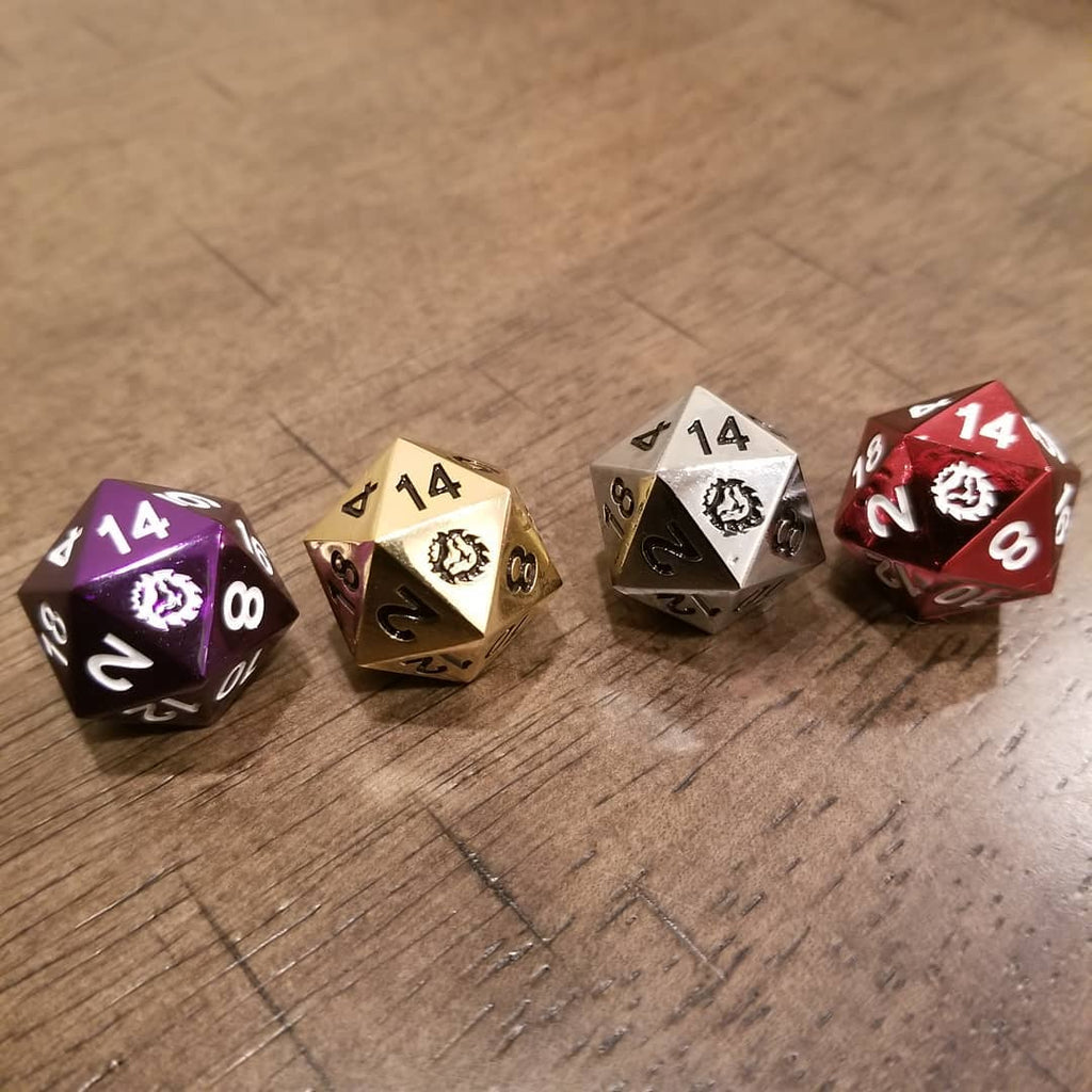 set of d20 dice