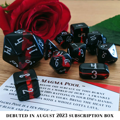 10-Piece Monthly Dice Subscription Box