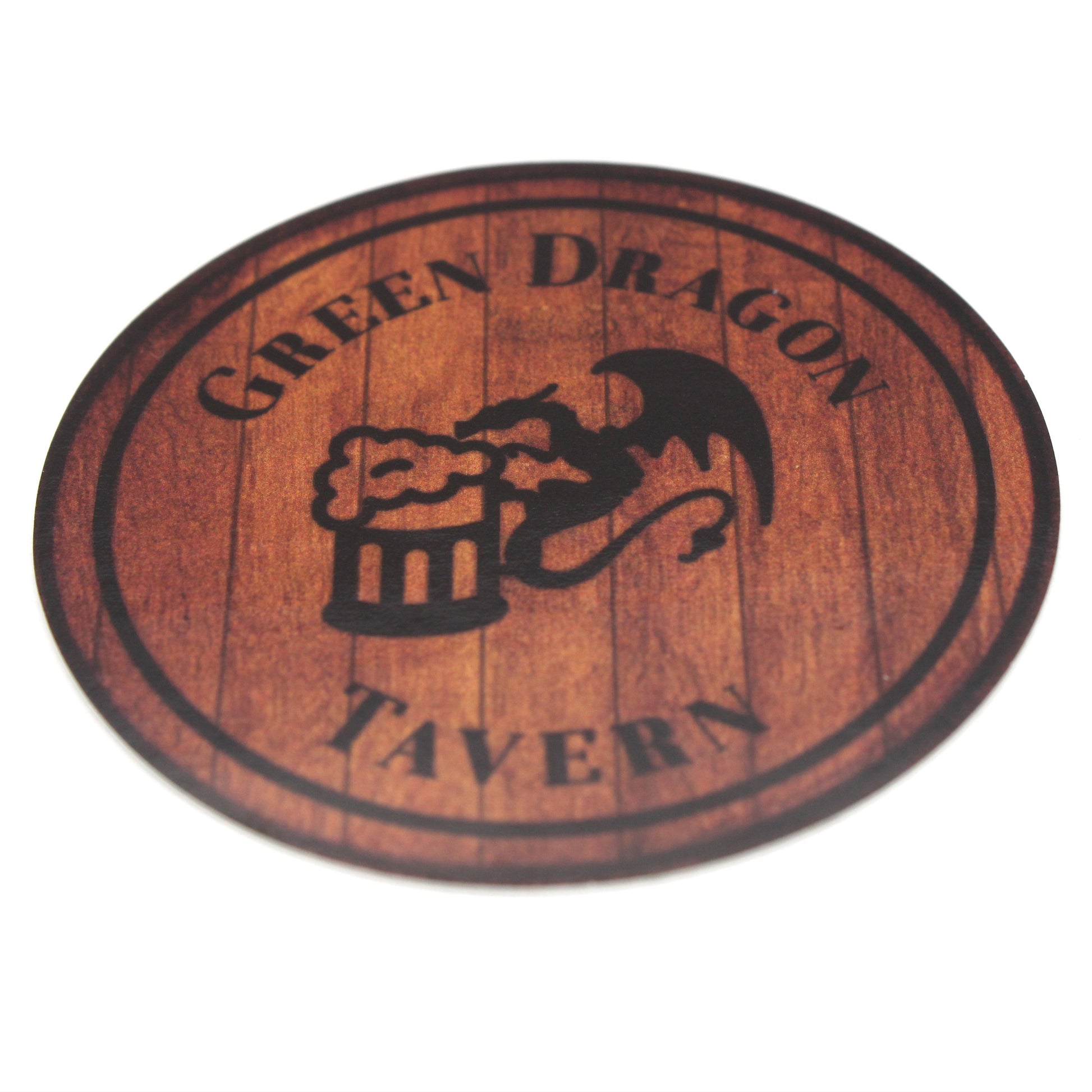 Dice Envy Stickers are generally between 2" and 4" long and feature D&D and TTRPG inspired designs, as well as variations on our mascot Brockton, ranging from delightful to disconcerting.