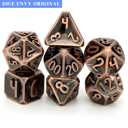 Oath of Redemption is a 7-piece custom metal set cast in copper. It is part of our Oathbound collection.