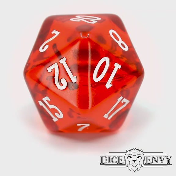 Gelatinous Icosahedron Dice Dice Envy
