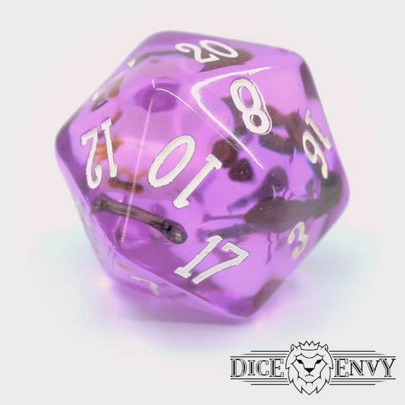 Gelatinous Icosahedron Dice Dice Envy