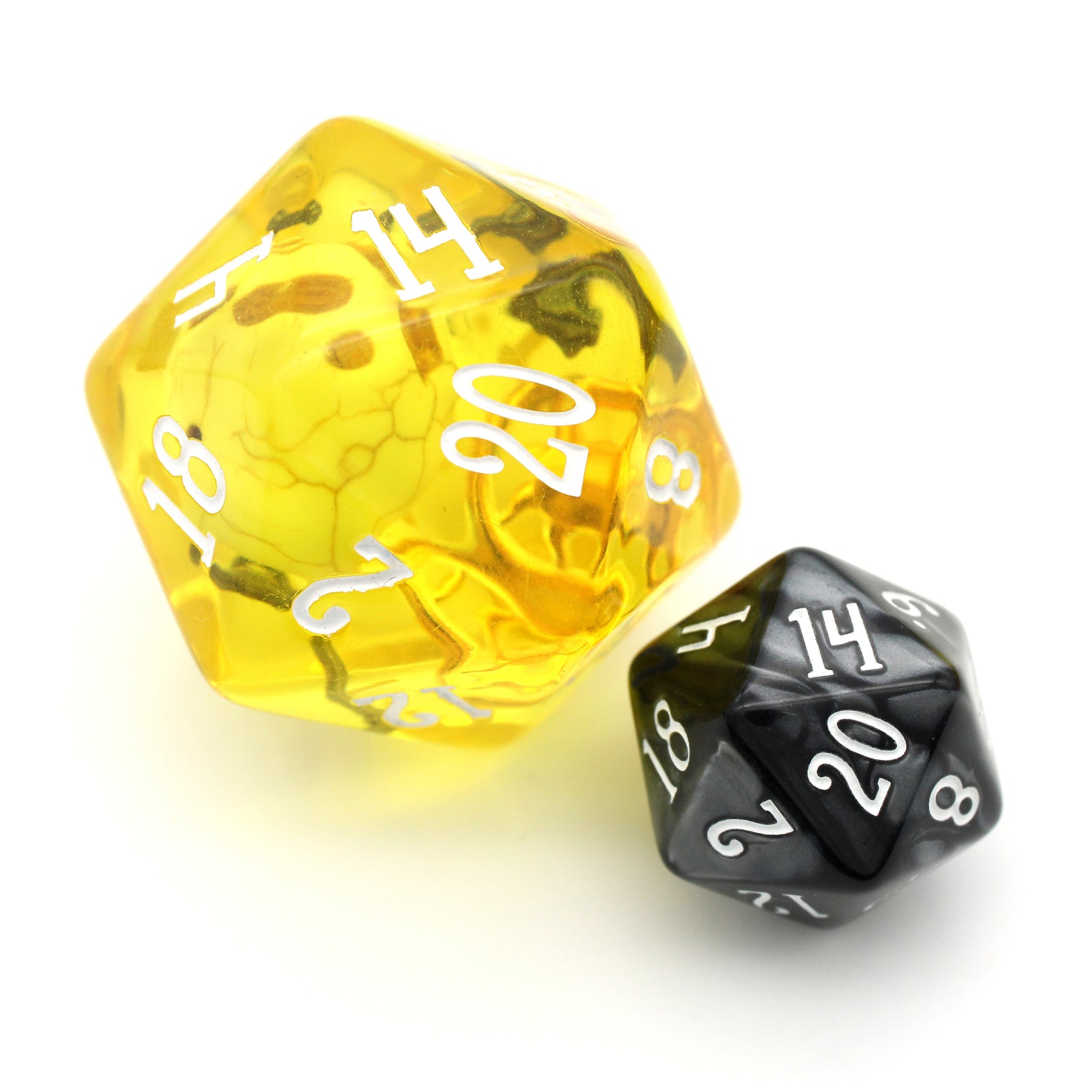 Gelatinous Icosahedron Dice Dice Envy
