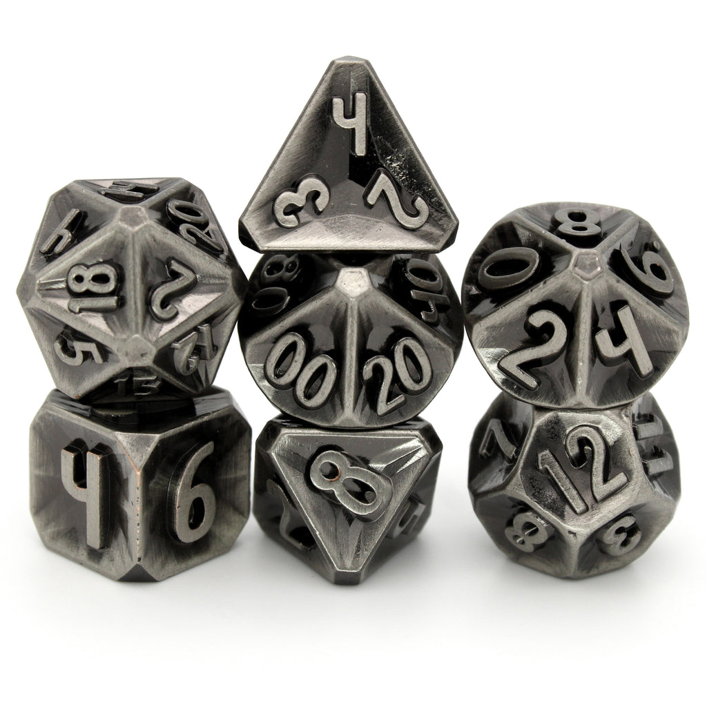 Oath of the Crown is a 7-piece custom metal set cast in silver. It is part of our Oathbound collection.